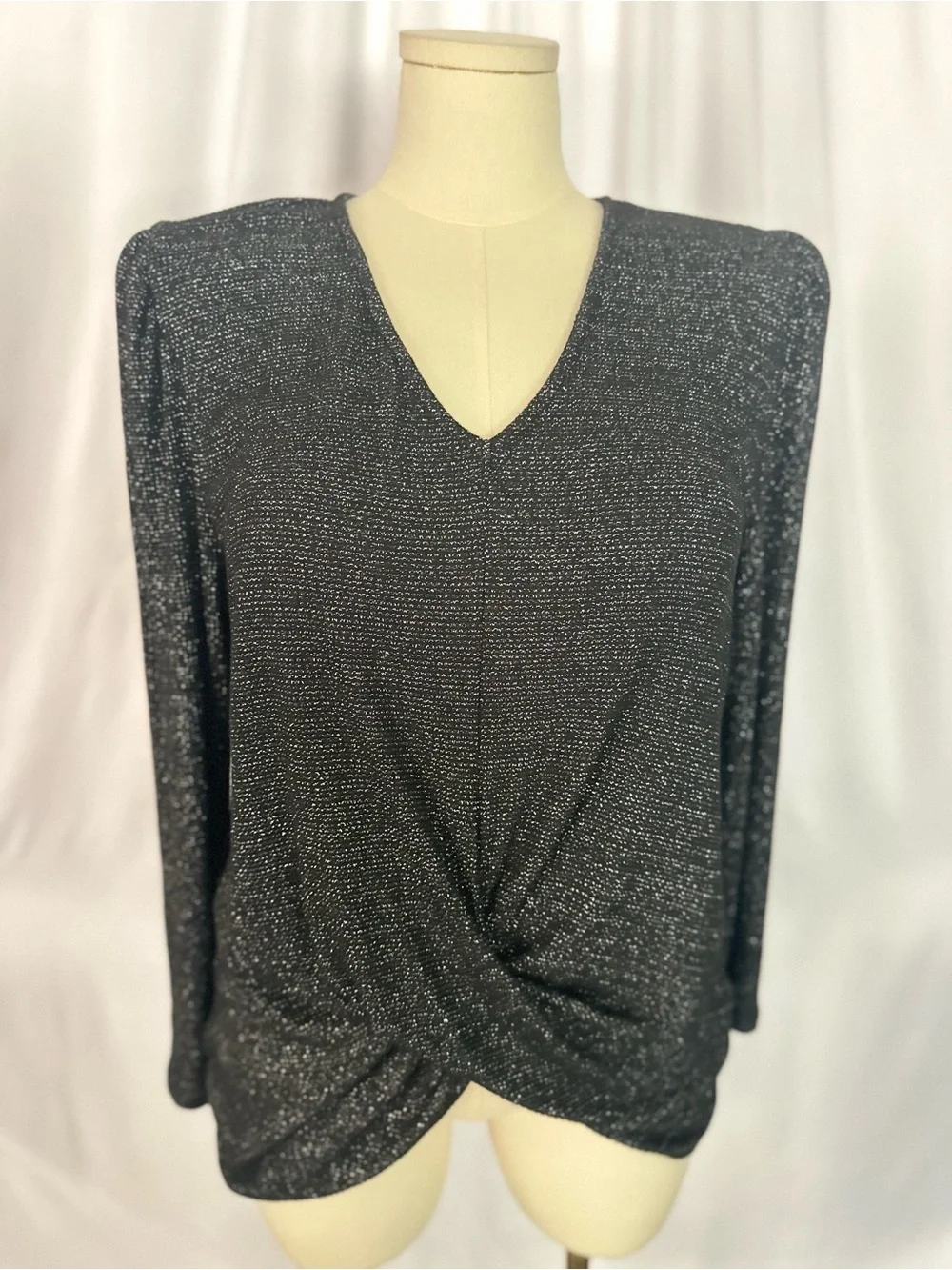 Cato sparkly black